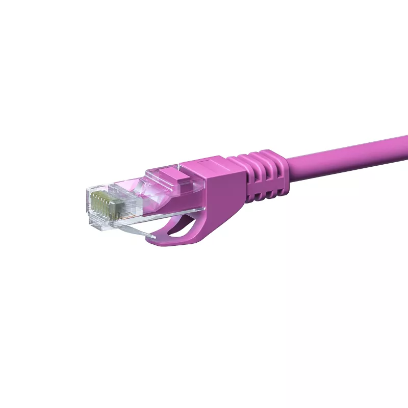 DSIT CAT5e cavo di rete U/UTP 20 m rosa 100% rame (DC-59-200)