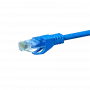 DSIT CAT5e cavo patch di rete U/UTP, 30 m, blu, 100% rame, RJ45, Gigabit Ethernet