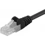 DSIT CAT 5e cavo patch di rete U/UTP, 0,25 m, nero, CCA, RJ45, Gigabit Ethernet