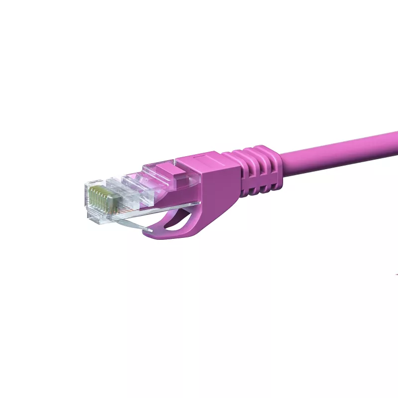 DSIT CAT 5e cavo di rete U/UTP 15 m rosa CCA