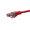 DSIT CAT 6 cavo patch di rete S/FTP, LSOH, 0,25 m, rosso