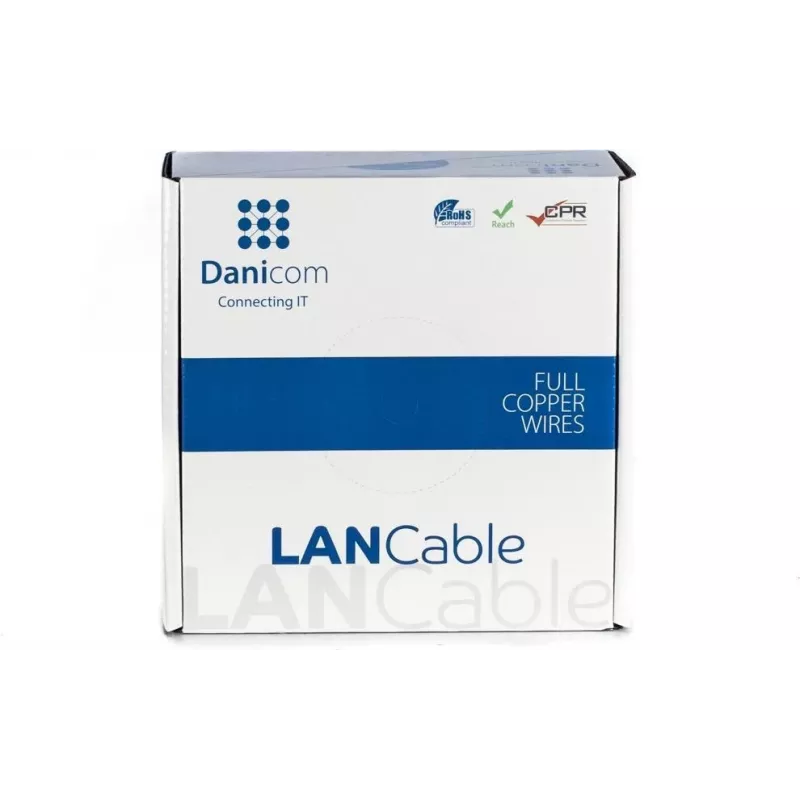 DSIT DANICOM CAT6 UTP 100m PVC Fca cavo di rete DC-UTP6-100-FCA