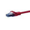 DSIT CAT6a cavo patch Ethernet 100% rame U/UTP 3m rosso