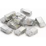 DSIT DANICOM Connettore pass-through FTP RJ45 Cat5e per cavi a trefoli e massivi, confezione da 10
