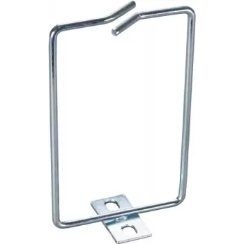 DSIT Anello di gestione cavi 80 x 120 mm nero in acciaio