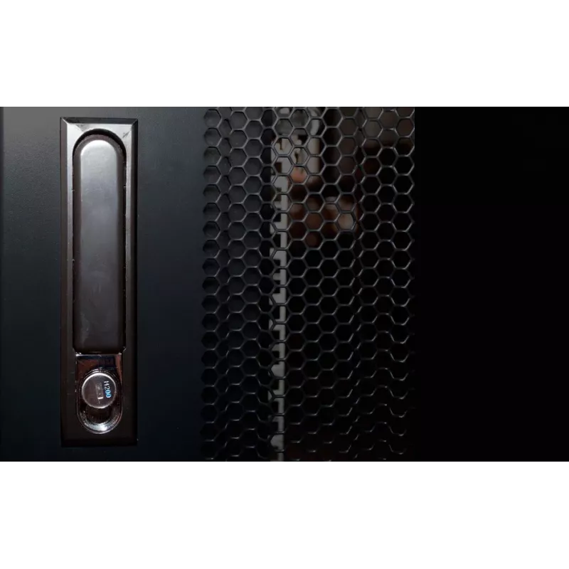 DSIT Armadio server 22U 19 pollici con porta anteriore perforata 600x1200x1200mm nero