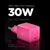 SPIGEN EE301EU-GAN Essential Caricabatterie da rete 1 porta 30W rosa