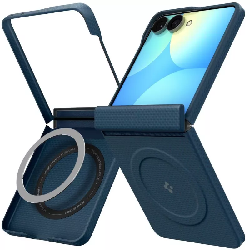 SPIGEN AirSkin Aramid Custodia MagSafe per Samsung Galaxy Z Flip 8 - navy