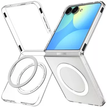 SPIGEN AirSkin Custodia MagSafe Galaxy Z Flip 8 trasparente/bianco