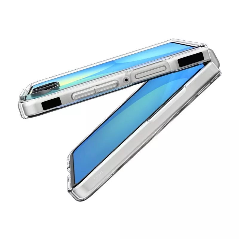 SPIGEN AirSkin Custodia MagSafe Galaxy Z Flip 8 trasparente/bianco
