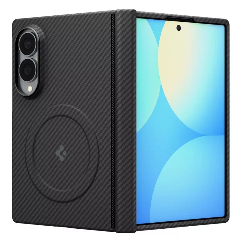 Spigen AirSkin Aramid Custodia MagSafe per Samsung Galaxy Z Fold 8 - nero