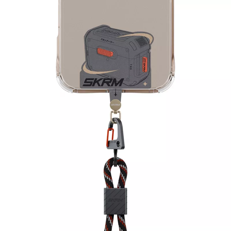 Skinarma Mecha adattatore lanyard universale grigio
