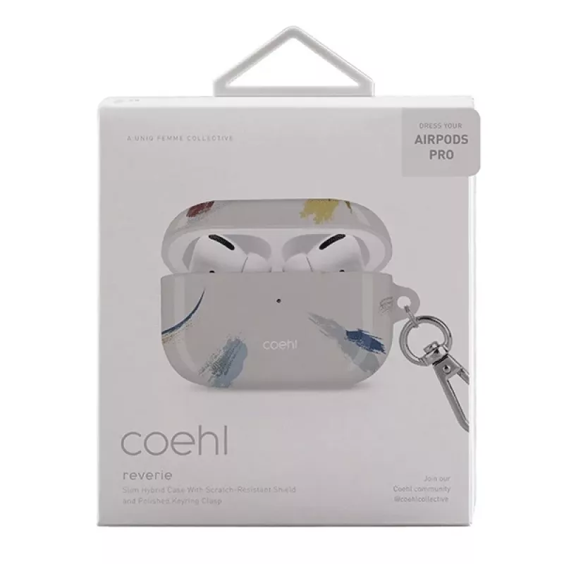 UNIQ Coehl Reverie custodia AirPods Pro Soft Ivory
