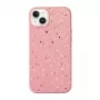 UNIQ Coehl Terrazzo custodia per iPhone 14 Plus / 15 Plus, rosa corallo
