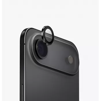 Protezione in alluminio per obiettivo fotocamera UNIQ Optix per iPhone Air con applicatore, Blu (Uni001869)