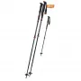 Komperdell Carbon C2 Ultralight bastoncini da sci alpinismo - nero/arancione