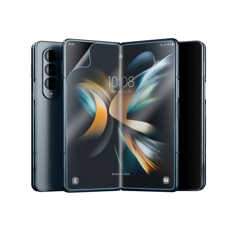 Wozinsky Invisible Pellicola protettiva per display per Samsung Galaxy Z Fold 4 – idrogel, copertura completa, autorigenerante, set da 6 pezzi