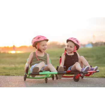 EzyRoller Classic rosa giocattolo da cavalcare per bambini da 3-12 anni