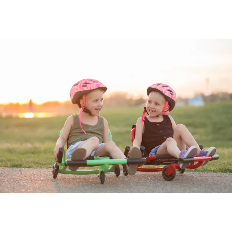 EzyRoller Classic rosa giocattolo da cavalcare per bambini da 3-12 anni