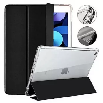 Mercury custodia posteriore trasparente per iPad Pro 12,9 (2018-2022) e iPad Air 13 (2024-2026) - cornice nera