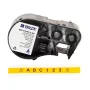 Brady M4C-375-595-YL-BK etichetta in vinile autolaminante per stampanti BMP41/BMP51/BMP53/M511, bianco/trasparente, 25,4 mm x 50,8 mm, rotolo 6,4 m