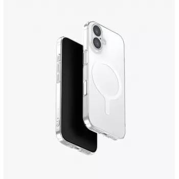 UNIQ Airsuit per iPhone 17 custodia trasparente con ricarica Magclick