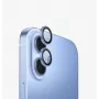 Protezione in alluminio per obiettivo fotocamera UNIQ Optix con applicatore per Apple iPhone 17, Blu