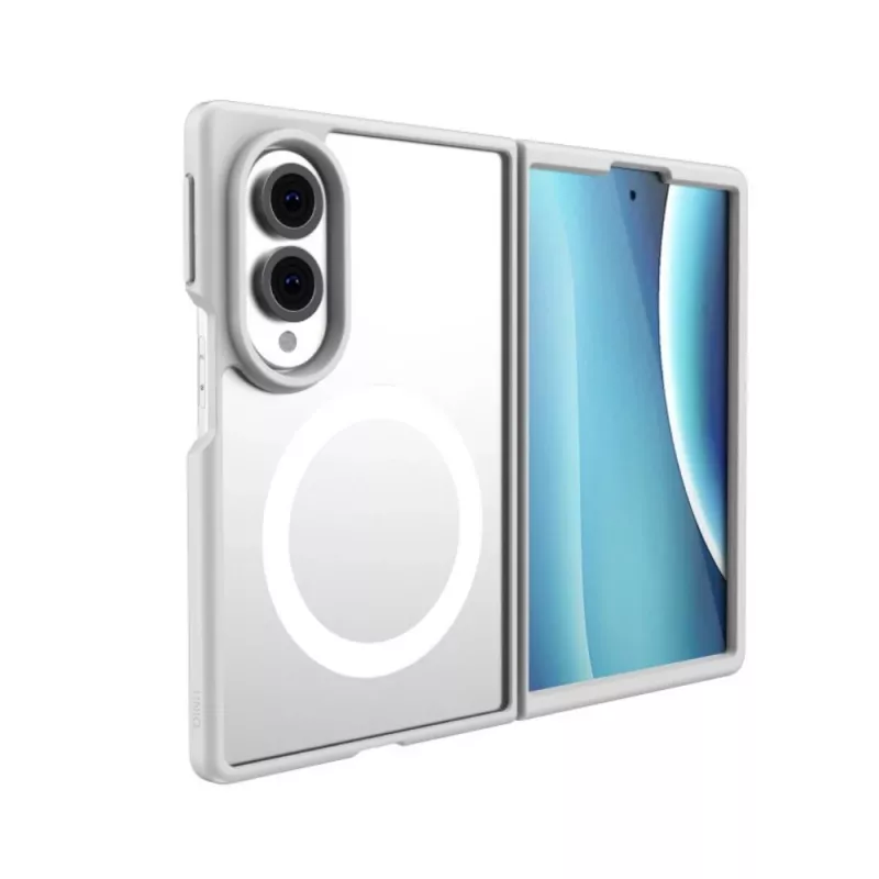 Custodia di ricarica UNIQ Veren AF Magclick per Samsung Galaxy Z Fold8, Bianca