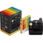 Polaroid Everything Box Now+ Gen 3 nero set fotocamera istantanea con 2x Color 600 pellicola doppio pacchetto