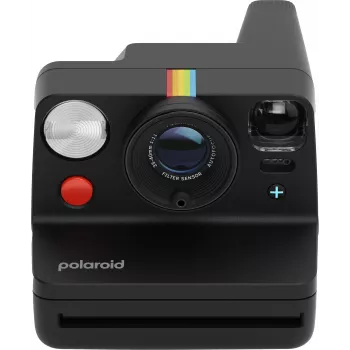 Polaroid Everything Box Now+ Gen 3 nero set fotocamera istantanea con 2x Color 600 pellicola doppio pacchetto