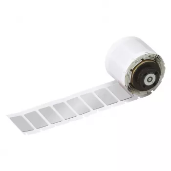 BRADY M710 etichette per etichettatrice - poliestere bianco, 31,75 mm x 25,4 mm, adesivo permanente, 2500 etichette/rotolo