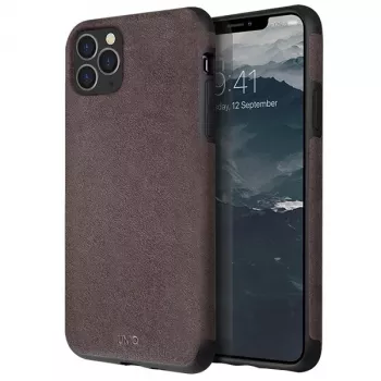 UNIQ Sueve custodia per iPhone 11 Pro in silicone liquido, Taupe Warm Grey
