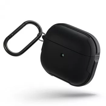 UNIQ Valencia custodia antimicrobica per Apple AirPods 3ª generazione - nero mezzanotte