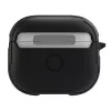 UNIQ Valencia custodia antimicrobica per Apple AirPods 3ª generazione - nero mezzanotte