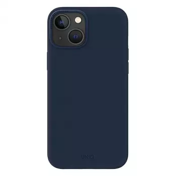 UNIQ Lino Marine Blue custodia per iPhone 14 Plus / 15 Plus 6,7 inch