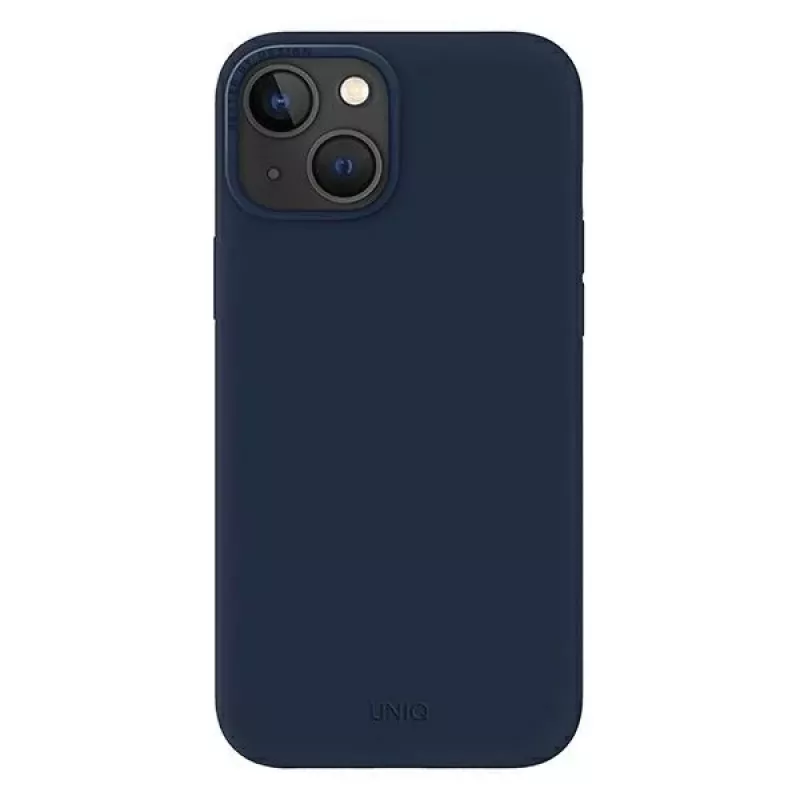 UNIQ Lino Marine Blue custodia per iPhone 14 Plus / 15 Plus 6,7