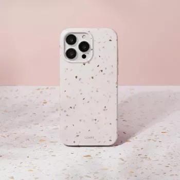UNIQ Coehl Terrazzo custodia per iPhone 14 Pro Max, arenaria