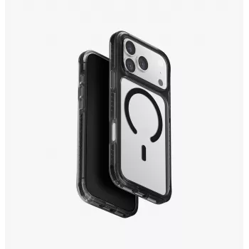UNIQ Combat custodia per iPhone 17 Pro Max con ricarica Magclick - nero