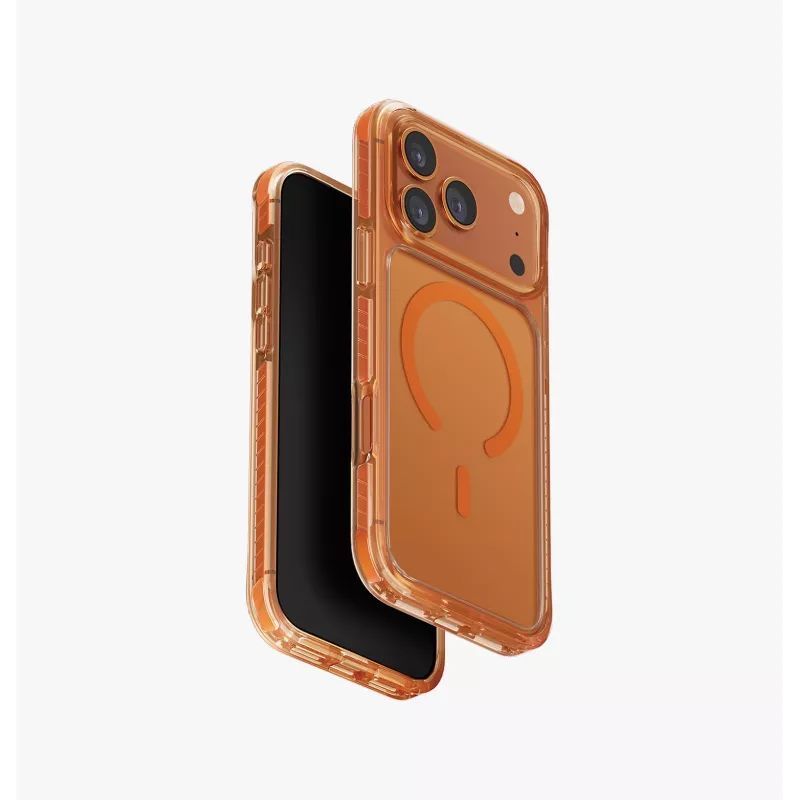 UNIQ Combat custodia per iPhone 17 Pro Max con ricarica Magclick - nero