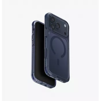 UNIQ Combat custodia per iPhone 17 Pro Max con ricarica MagClick, blu