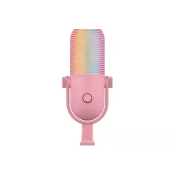 Razer Seiren V3 Chroma microfono a condensatore USB 32-bit DSP - rosa quarzo