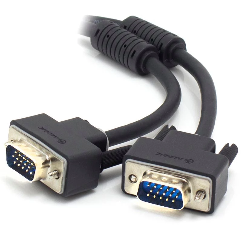 ALOGIC VGA-MM-02 cavo VGA a VGA 2m con audio, nero