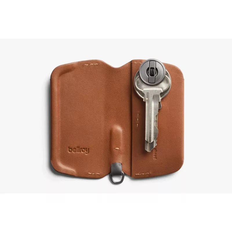 Bellroy Key Cover 3rd Edition Portachiavi in pelle color caramello