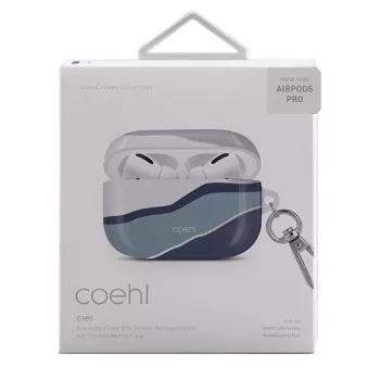 UNIQ Coehl Ciel Custodia protettiva per AirPods Pro - Twilight Blue