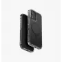 UNIQ LifePro Xtreme MagClick Custodia di ricarica per iPhone 17 - cornice nera, retro trasparente