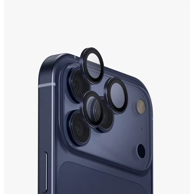 UNIQ Optix Protezione in alluminio per lenti della fotocamera per iPhone 17 Pro / 17 Pro Max con applicatore, opale