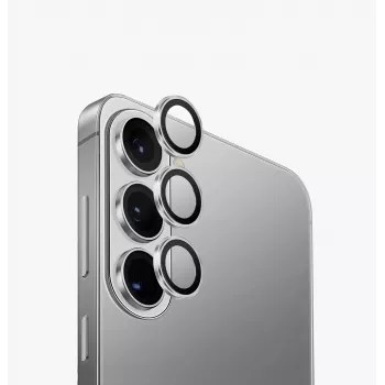UNIQ Optix Protezione in alluminio per obiettivo della fotocamera per Samsung Galaxy S26 / S26+ - argento