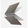 UNIQ Lyden Versa Custodia rigida con folio per MacBook Air 13 pollici (M2 2022 / M3 2024 / M4 2025 / M5 2026), grigio