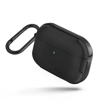 UNIQ Valencia Custodia antibatterica per AirPods Pro – nero mezzanotte
