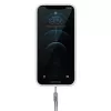 UNIQ Heldro Custodia antimicrobica per iPhone 12/12 Pro 6,1 pollici Natural Frost